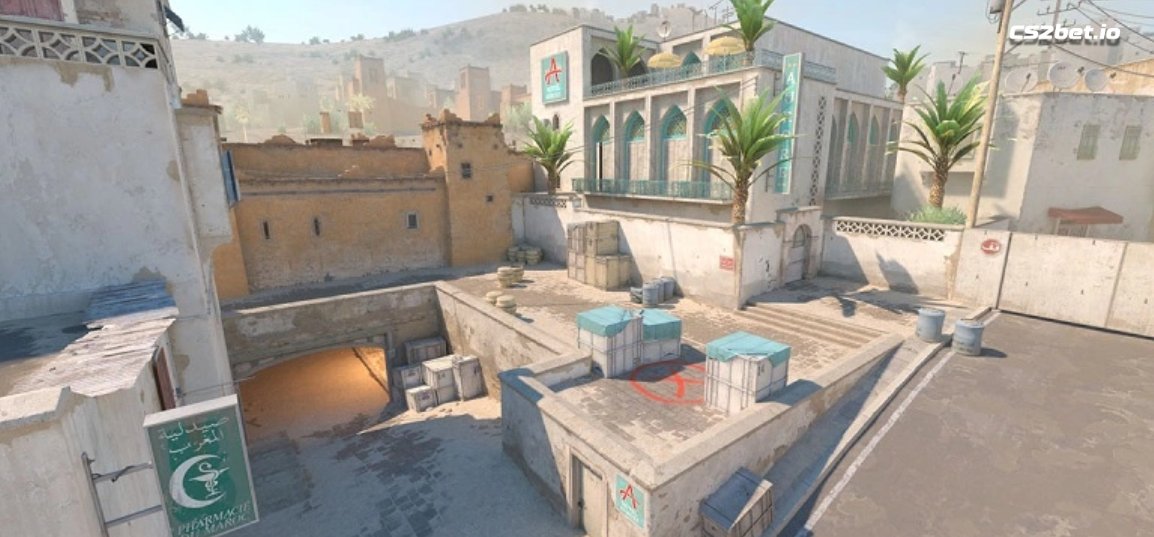 Dust 2 CS2 map screenshot
